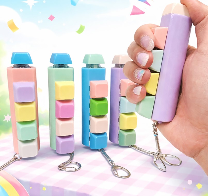 어썸5구 파스텔 딸깍이키링